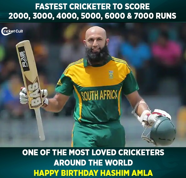 Happy birthday Hashim Amla!  