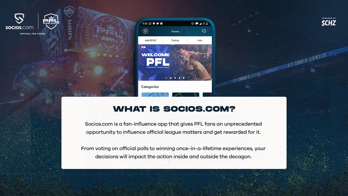 SociosFighting's tweet photo. 🎓 Think of this as your Socios Academy "cheat sheet."
Let's start from the beginning. What exactly is https://t.co/vPf0eMpiup? - (2/8)
#PFLaunch ⚡️ $CHZ https://t.co/aJHK7FNiJL