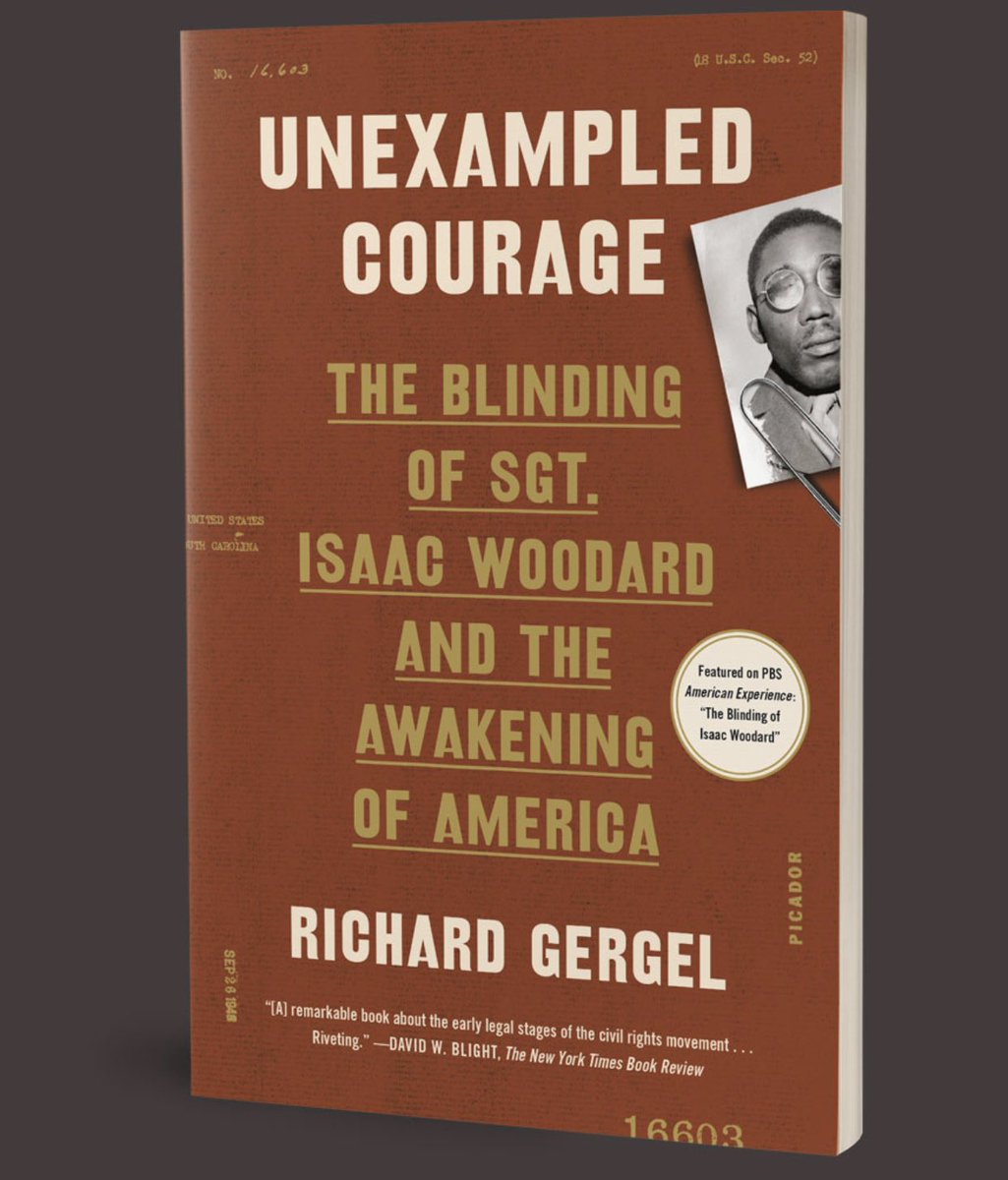 Last year our <a href="/abota_sc/">ABOTA - South Carolina</a> chapter donated Judge Richard Gergel's book, Unexampled Courage: The Blinding of Isaac Woodard, to every high school library in South Carolina. Over 350 copies were sent. Now, check out the PBS feature on this book ➡️to.pbs.org/3rxSY6t  <a href="/NationalABOTA/">ABOTA</a>