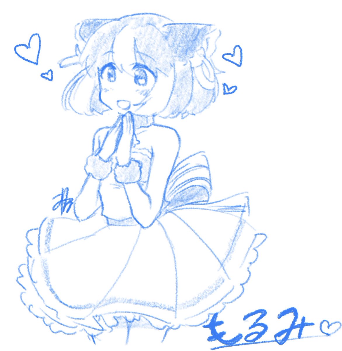 #今月描いた絵を晒そう 
らくがきだけはしてた 