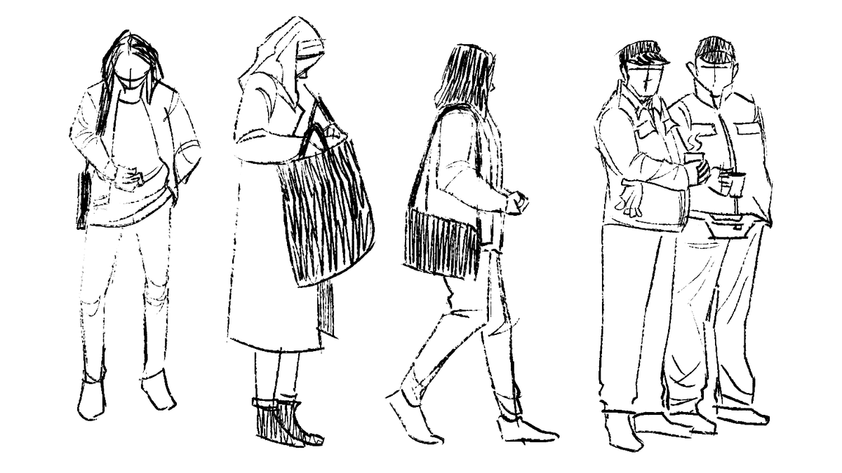 drawing people i find on mapcrunch 