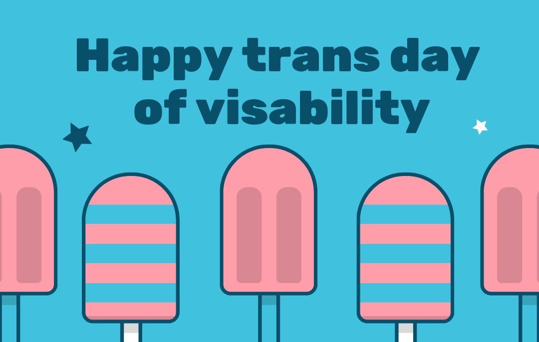 artwith_heart's tweet photo. The sun is shining and it feels like a perfect day to celebrate our trans pals, peers and family. 

We love you, we support you and we will be by your side, always.

#transdayofvisibility https://t.co/pNdNg3KT5r