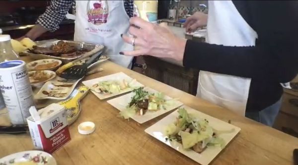 RubenMindy's tweet photo. We are so honored by the great Yelp reviews from last night's cooking show! We had so much fun! Thank you, Yelp, for the wonderful opportunity to showcase our 3 sauces, dressings &amp; some of the ways we recommend using them. 
https://t.co/DKINEptbp8
#ribs #salmon #chicken #salad https://t.co/oOec6MpkYp