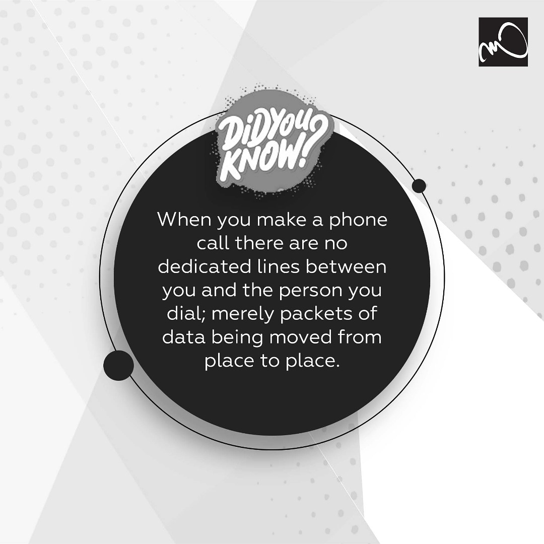 Hmmm... We bet you didn't know this😊

#wednesdaywisdom #didyouknow #datacommunication #AMLtoday