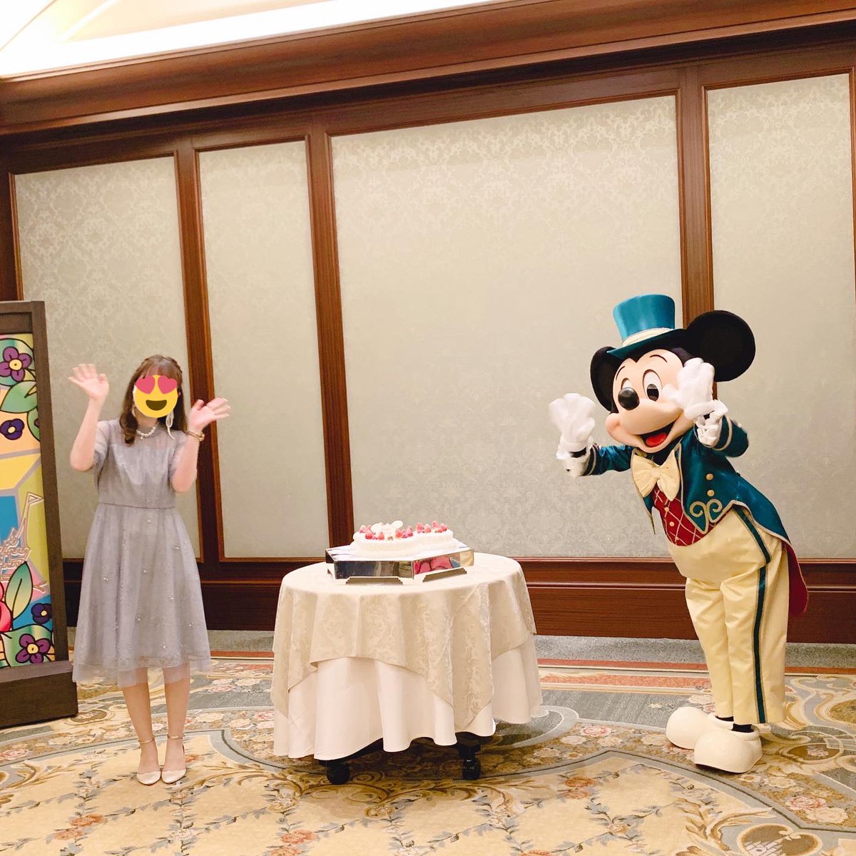 __xoxomickey's tweet photo. 初のセレダイ😭💕✨ミッキーにこんなに近くで会えたのリアルに1年以上ぶりで幸せすぎて溶けた🥲🥲誘ってくれてありがとうございました、王子様すぎ〜〜🥺✨💕💕💕💕 https://t.co/vPDcz1Yt51