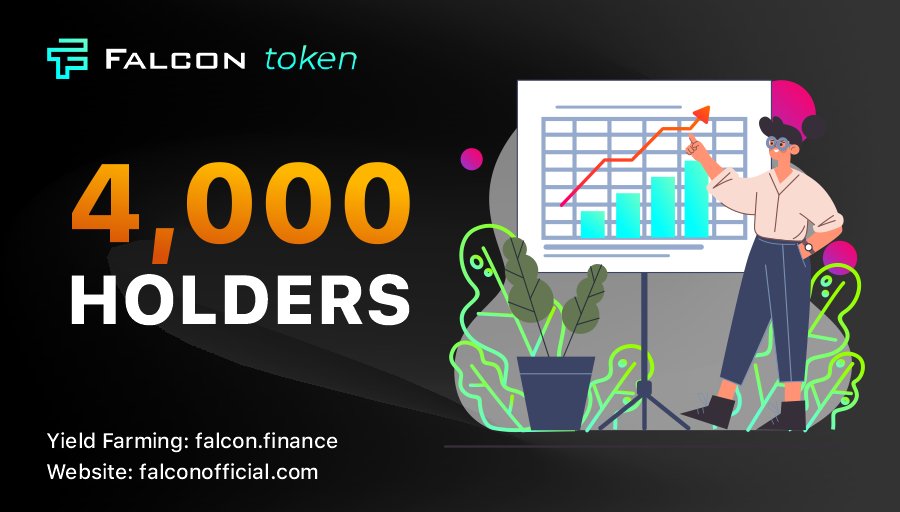 JohnSha76073729's tweet photo. The number of unique $FNT user wallets is over 4000!

This is huge for #FalconProject and its future 1000x.. #DYOR #Nofinancialadvice #GEM 

The community is strong.. BIG LOVE TO ALL FALCONERS!

#yourchoice #DeFI #Falcon #Farming #Privacy https://t.co/4H2DBXVYHP