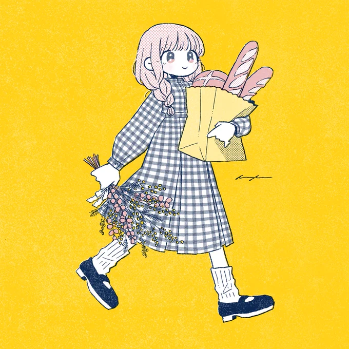 #今月描いた絵を晒そう

黄色? 