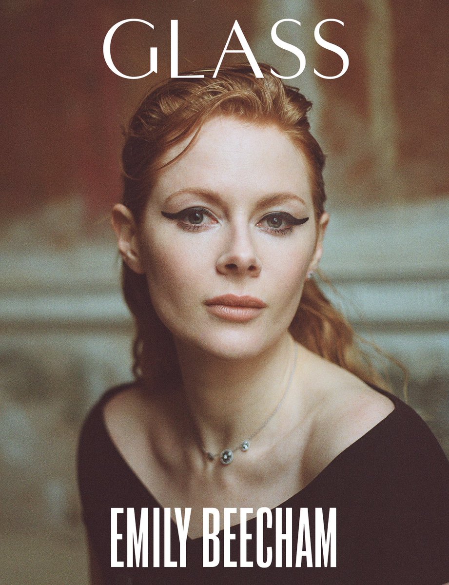glassmagazine's tweet photo. Presenting our #Glass digital cover for spring, out today. Speaking of an appreciation for the craft, actor #EmilyBeecham discusses a love for exploring the unconventional, especially in her new roles in Disney’s #Cruella and BBC’s #PursuitofLove. 
📷#DavidReiss
👗#StephWilson https://t.co/4RkNXO52at