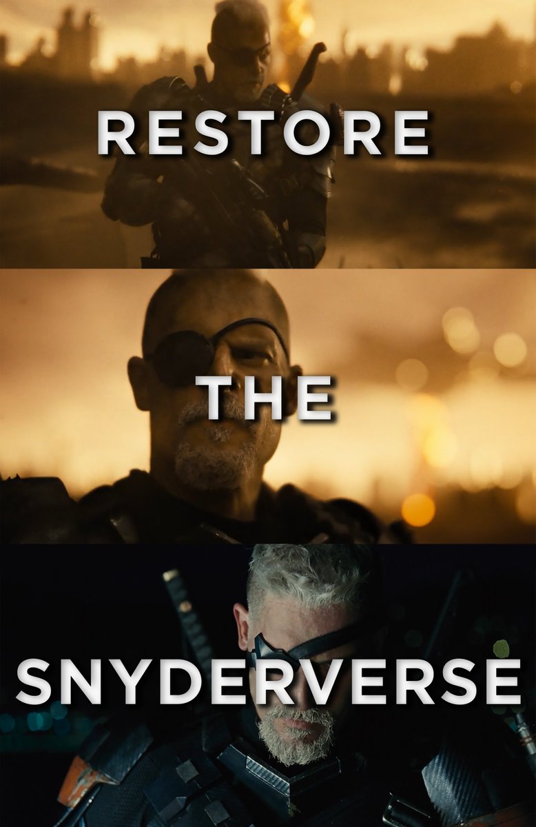 #RestoreTheSnyderVerse