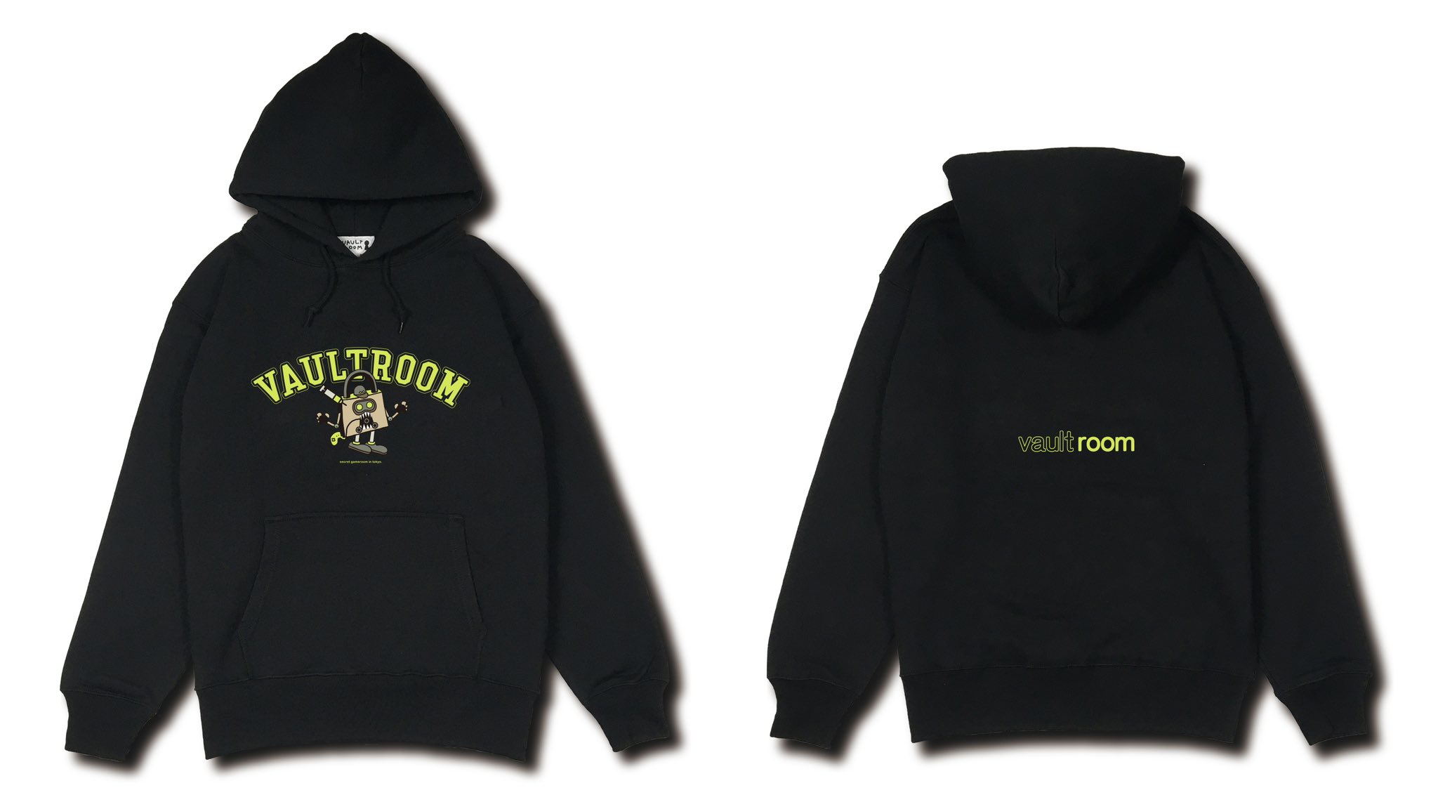 vaultroom × Selly Hoodie / BLK / SizeL-