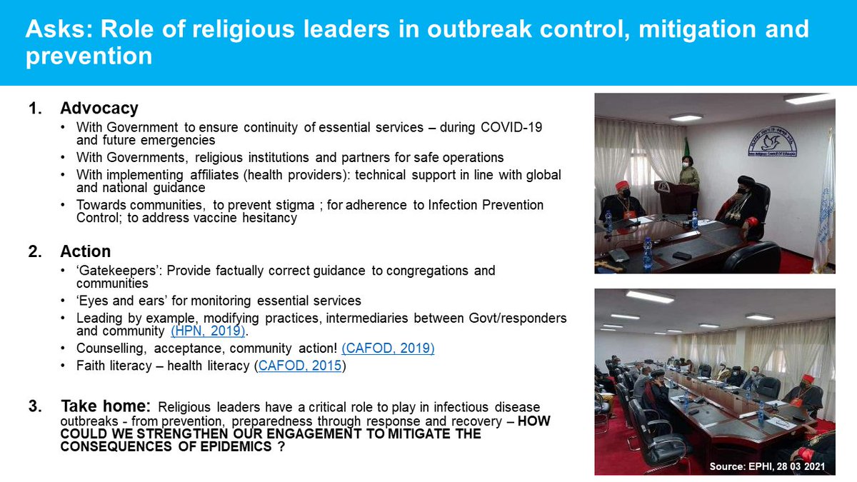 AaccCeta's tweet photo. The #COVID19 pandemic brought about unintended consequences. Ida Marie Ameda and Ndeye Marie @UNICEF -ESARO , share the impact ,mitigation measures as well as role of religious leaders in mitigation.
#FaithandScienceInConversation https://t.co/wgkXcYnqWk