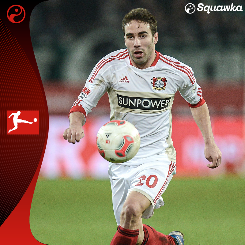 Squawka's tweet photo. In his only season with Bayer Leverkusen, Dani Carvajal provided seven assists in Bundesliga, the second-most by any player in the club during the 2012/13 season.

His performances earned him a move back to Real Madrid after his buy-back clause was activated.