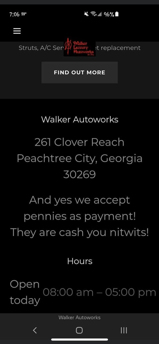 tyronetrp's tweet photo. @DaviCrimmins Nitwits!  Who calls their customers or potential customers nitwits??? He has since revised the website. But, this is what he had on there for a while. Agree he should be your #ahole of the year. https://t.co/lXtTkxk4mQ