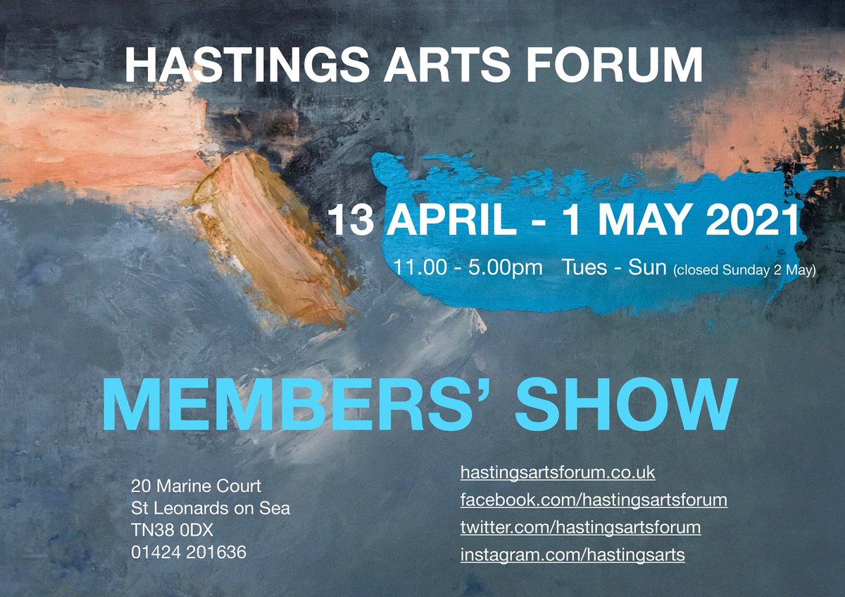 We are very much looking forward to welcoming you to the HAF gallery again, and are excited to announce our reopening on April 13th for our HAF Members' Show, with an unprecedented number of exhibiting artists.