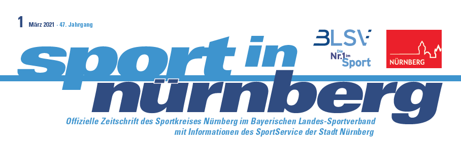Die Ausgabe 1/2021 der Zeitschrift "Sport in Nürnberg" ist erschienen. Unter blsv.de/fileadmin/user… steht sie zum Download als E-Paper zur Verfügung. Viel Spaß beim Lesen!