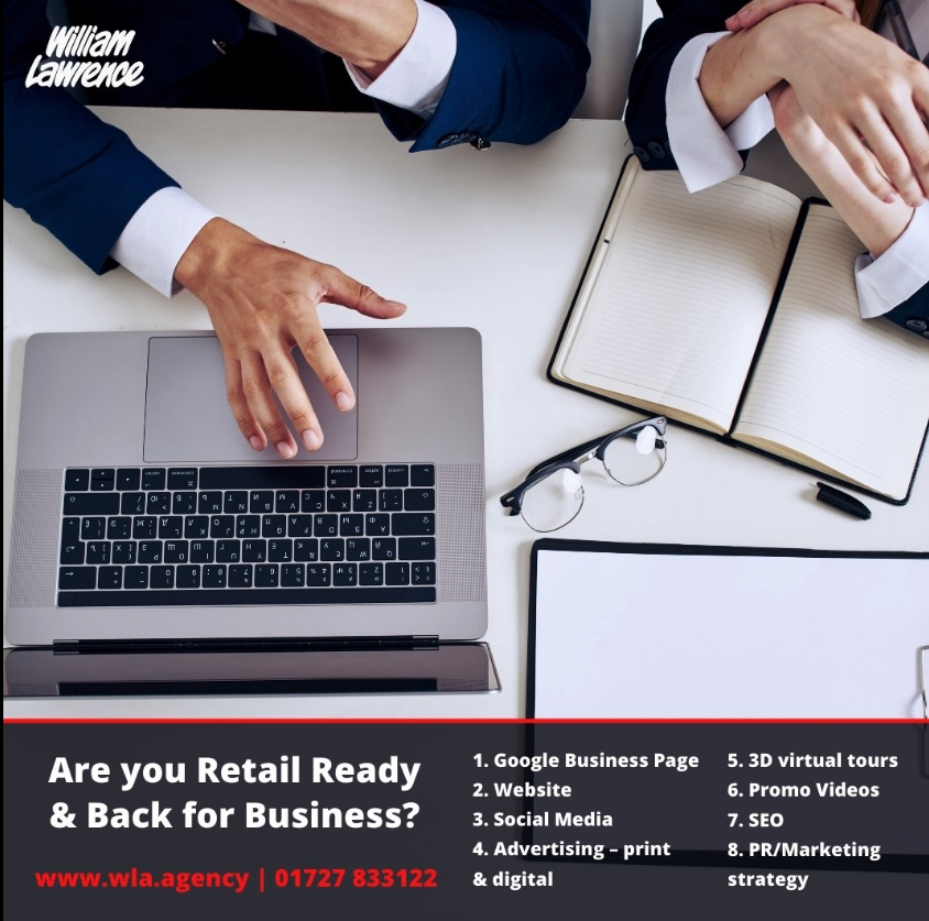 Getting #retailready &amp; #Backforbusiness for 12th April is  overwhelming for some. But it doesn't need to give you sleepless nights if you give the team <a href="/WLA_StAlbans/">William Lawrence Agency St Albans</a> a call to talk you through our FREE business audits to help!  

t: 01727 833122 e: info@wla.agency
