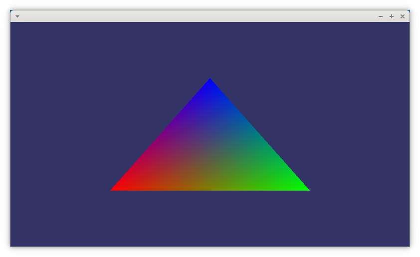 RobertOsfield's tweet image. A little tease of some work I&apos;m doing on the #OpenSceneGraph right now. Clue, you need an modern #NVidia graphics card in order to render a triangle in the way I used for this stunning demonstration of cutting edge graphics hardware ;-)