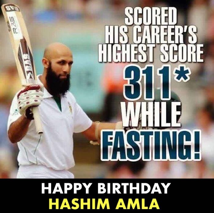 Happy Birthday, Hashim Amla 