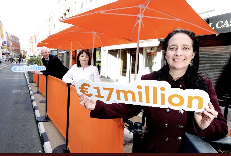 Today we announced with <a href="/cathmartingreen/">Catherine Martin</a> a new €17million Outdoor Dining Enhancement Scheme for tourism &amp; hospitality businesses, &amp; Local Authorities, to develop short &amp; long-term solutions to increase outdoor dining capacity for Summer 2021 &amp; beyond. 👉bit.ly/3ucDaHM