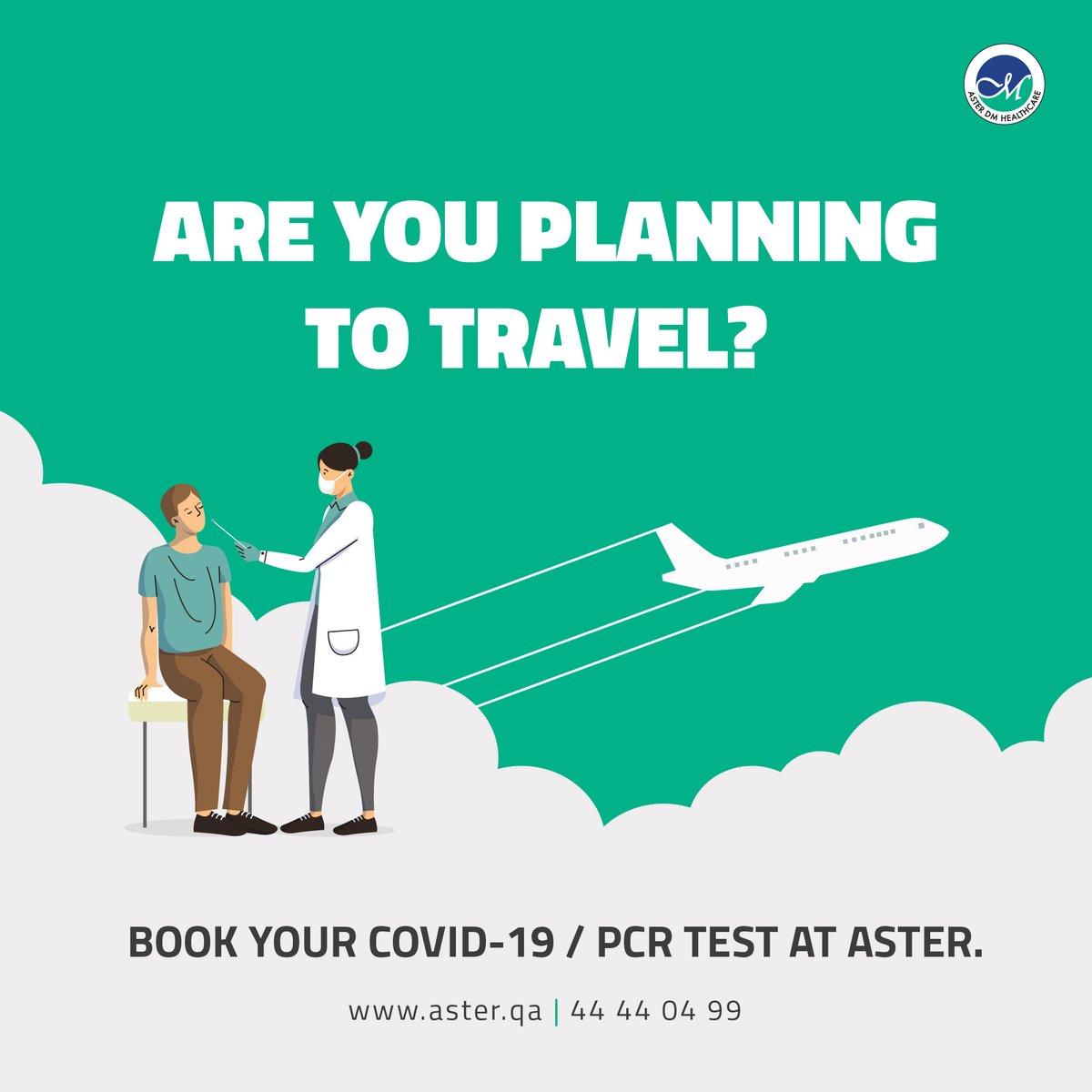 asterdmhqatar's tweet photo. Are you looking for COVID-19/PCR Test for traveling? Book your covid-19/PCR test at Aster.

Read more: https://t.co/1xw2kltpGk https://t.co/gI3ZMabLZS