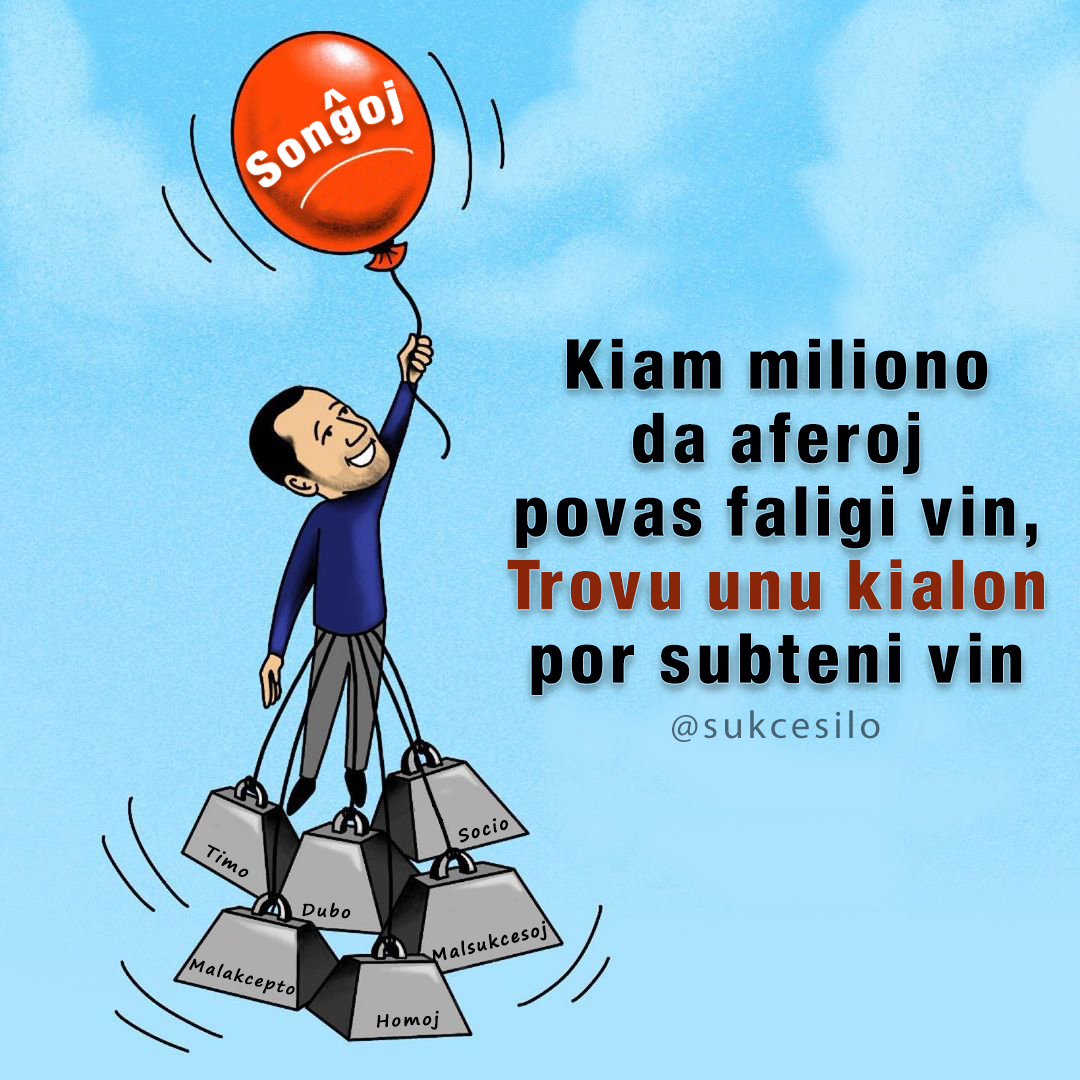 sukcesilo's tweet photo. 1️⃣ Ĉu vi havas unu kialon? Kamentu sube👇
2️⃣ Etikedo 3 amikoj kiu bezonas vidi ĉi tion!
3️⃣ Bonvolu Sekvu 👉@sukcesilo en instagram kaj lamovilo👌
4️⃣ 1 Bildo = 1000 Vortoj!

#esperanto #sukcesilo #sukceso #sukcesajmemoj #sukcesplena #sukcesadozo #motivado https://t.co/cJgs2OYIxk