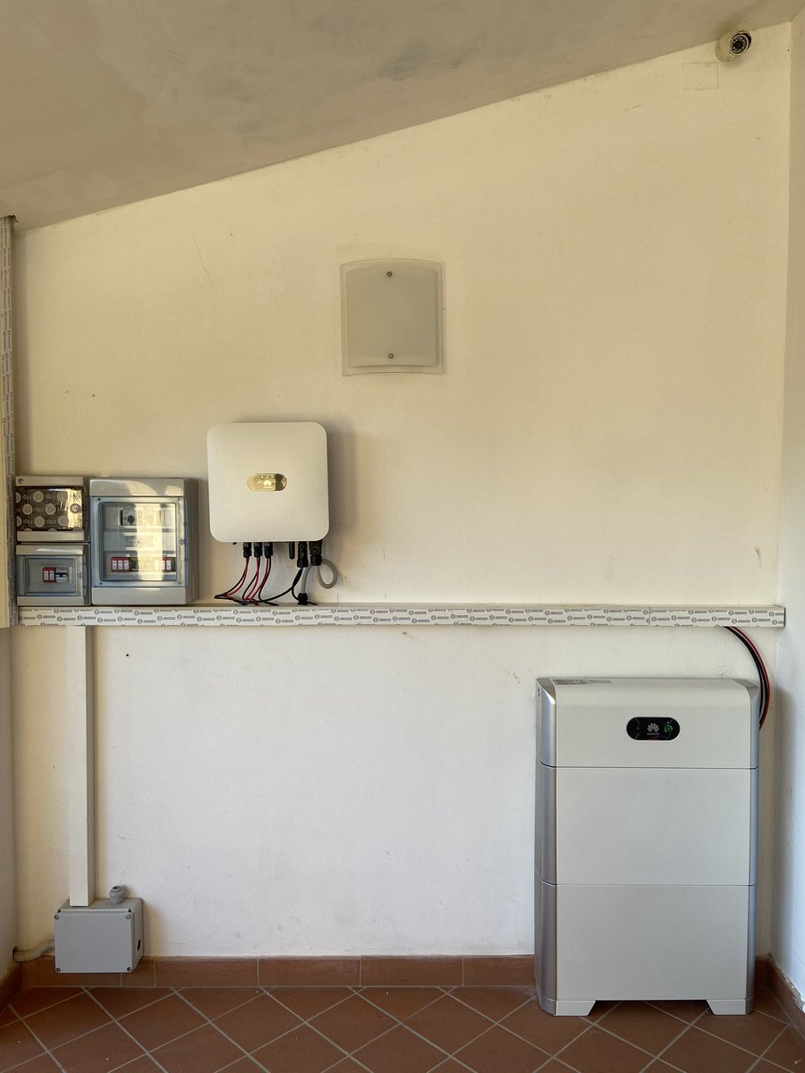 #huawei #luna2000 #fusionsolar Nuovo impianto con storage nuovissimo storage e moduli #lgsolar