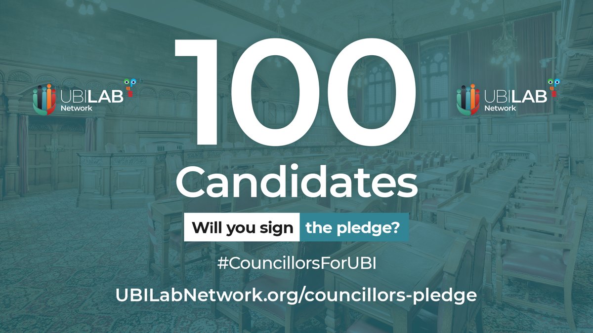 UBILabNetwork's tweet image. 💥 100 #CouncillorsForUBI.

💯 Council candidates across England have signed our #PledgeforUBI.

✍️ If you're standing and haven't signed yet: ubilabnetwork.org/councillors-pl…

📢 Call on your candidates to back UBI pilots: actionnetwork.org/petitions/supp…

🙋‍♀️ UBI could be #OurGenerationsNHS
