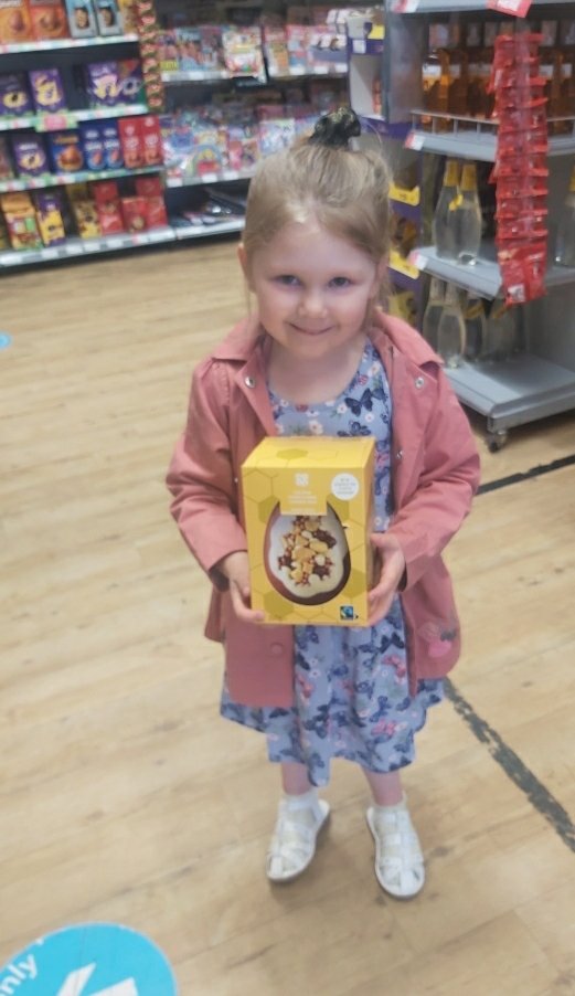 We have had a lucky little girl find a Co-op Easter bunny hidden in the community and claimed her prize 🎉 #competition #Easter #itswhatwedo #coop #coopcollegue