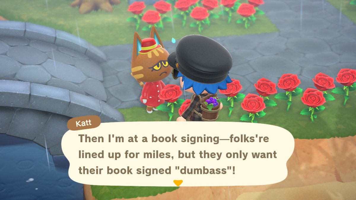 Goodb0wies's tweet photo. Katt snapped with this one... #AnimalCrossing https://t.co/3lVv1IfBCr