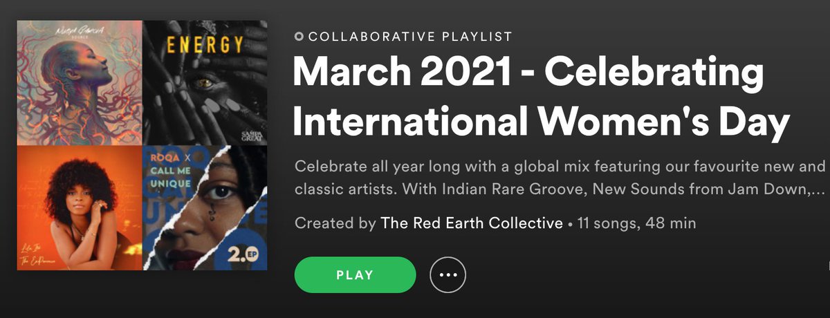 Are you on Spotify? 🎧 We're sharing a playlist each month - first up was March and sharing some brilliant artists to celebrate #InternationalWomensDay  - bit.ly/RECMarchPlayli…

Enjoy with us!

#Music #Calm