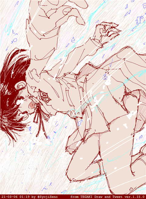 何だかあまり描く時間を取れなかった。
気持ちを引き締めよう。
「MACH!!!!!!」
「タメイキ・・・良くないね。」
『ちくマヨっ!』
「さて、あとどのくらい頑張れるか見せてもらおうかw」
#今月描いた絵を晒そう 