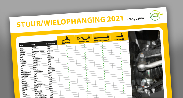 Vanaf nu publiceren we de komende maanden een overzicht van een specifieke productsoort of -groep in ons E-magazine. Hier ziet u in één oogopslag welke onderdelen wij beschikbaar hebben voor de 20 meest courante EV-voertuigen. Download hem hier: wp-admin.mijngrossier.nl/wp-content/upl…