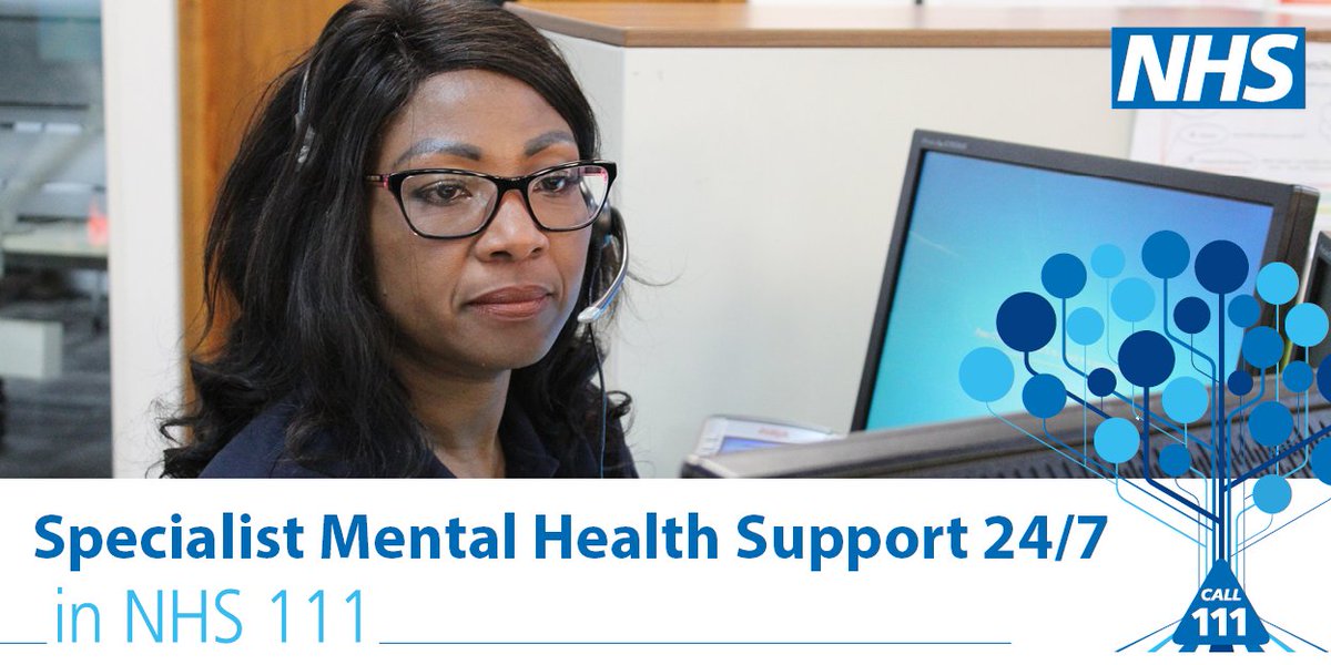 Need urgent medical help or advice? Please contact NHS 111.  

Visit 111.nhs.uk 🖥️ or call 111 ☎️  

Did you know you can also access specialist mental health support via NHS111?  💙 

NHS 111 are here for you 24 hours a day, 7 days a week