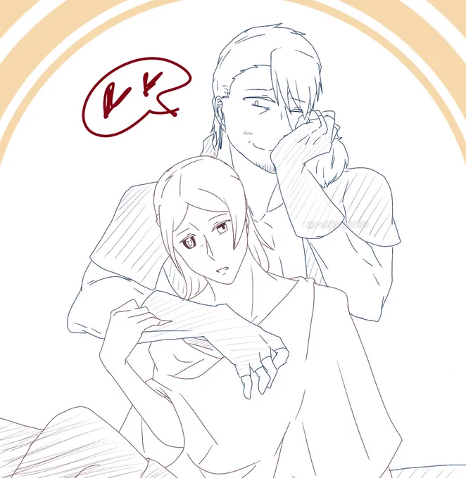 #ラボ_プラ_壁打ち
落書き。
「おあいにくさまですが、こいつは俺様の女ですので」 