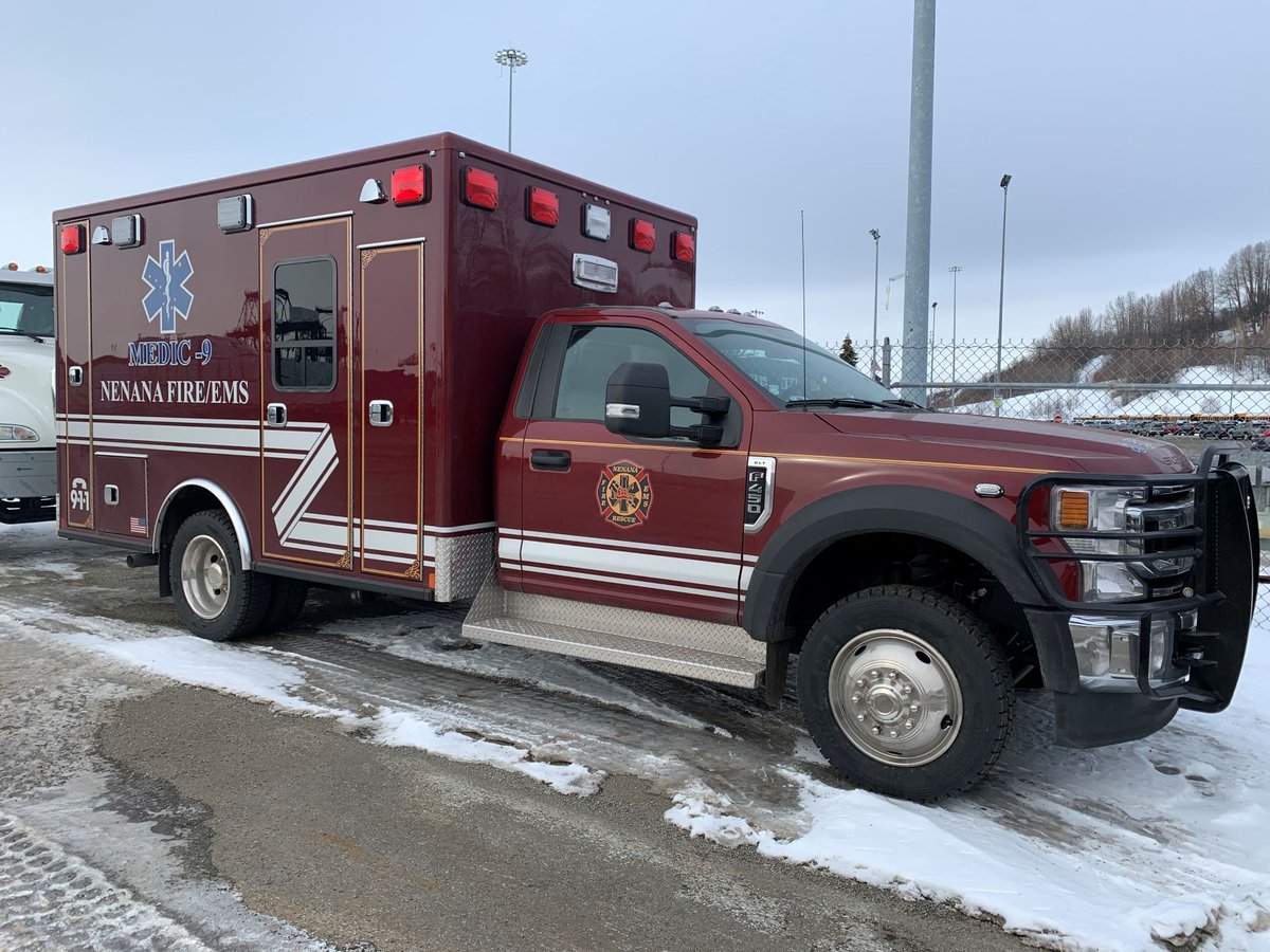 TOTE_Maritime's tweet photo. TOTE was proud to help transport brand new ambulances for the #Nenana Volunteer Fire and EMS Department. Thank you #firstresonders for your commitment to the communities you serve! #Firedepartment #AlaskaCommunity https://t.co/3s2Ol8RSHM