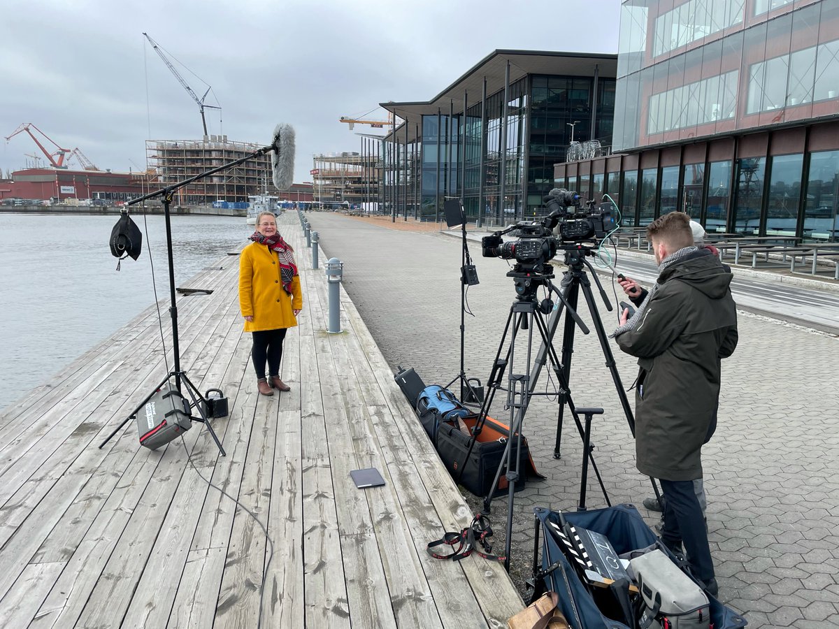 PanBalticScope's tweet photo. Today our #PanBalticScope project coordinator Ingela Isaksson was interviewed by a film team on behalf of the @EU_Commission in Gothenburg, Sweden. They liked the results of our project which we completed in 2019, and wish to advertise the benefit of the project money provided. https://t.co/fBjpyAGeZ5