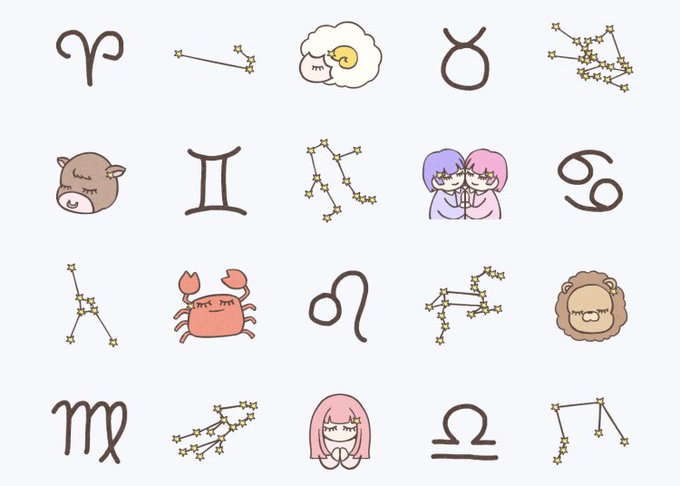 星座のtwitterイラスト検索結果