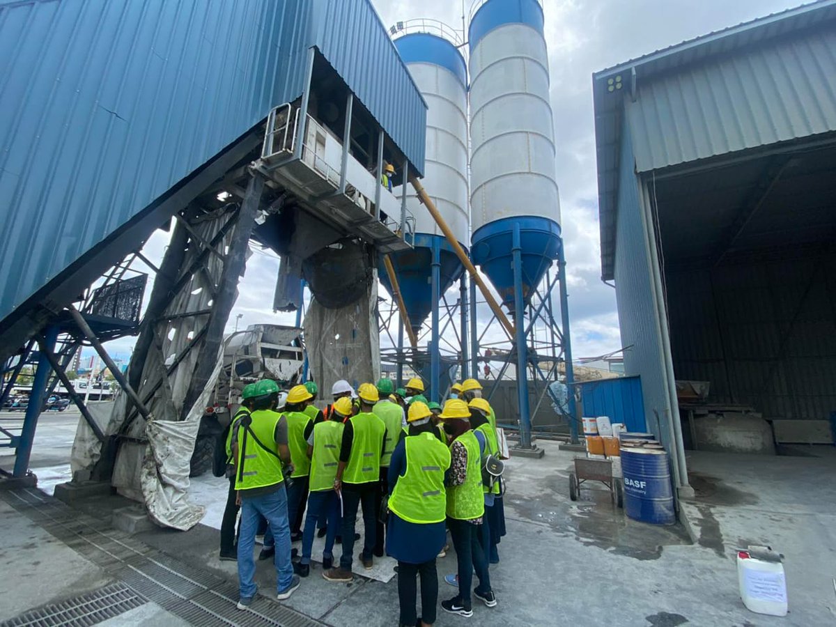 STOconstruction's tweet photo. Students from MNU visited our readymix site today. Hope they had a great time experiencing how ready-mix is processed. https://t.co/40Pn5LzPEM