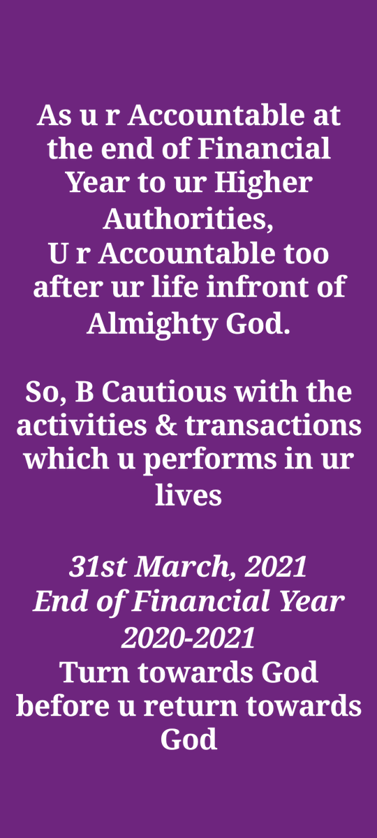 MD_ABDUL_HAQ's tweet photo. Lesson at the end of Financial year.

#BeingAccountable
#BResponsible https://t.co/OdinZKu0Qm