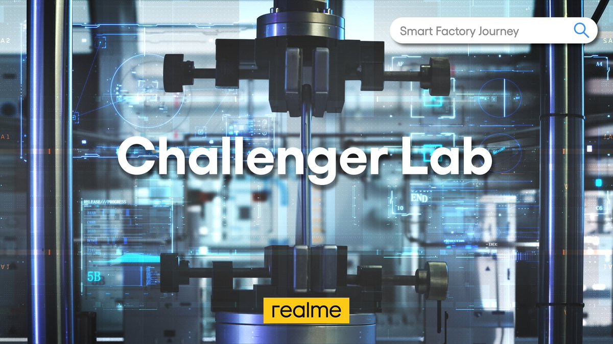 realmeeurope's tweet photo. #SmartFactoryJourney Stop-6. The realme Challenger Lab puts our devices to the most extreme and sustained conditions to guarantee #realquality https://t.co/s8JjDKZm6m