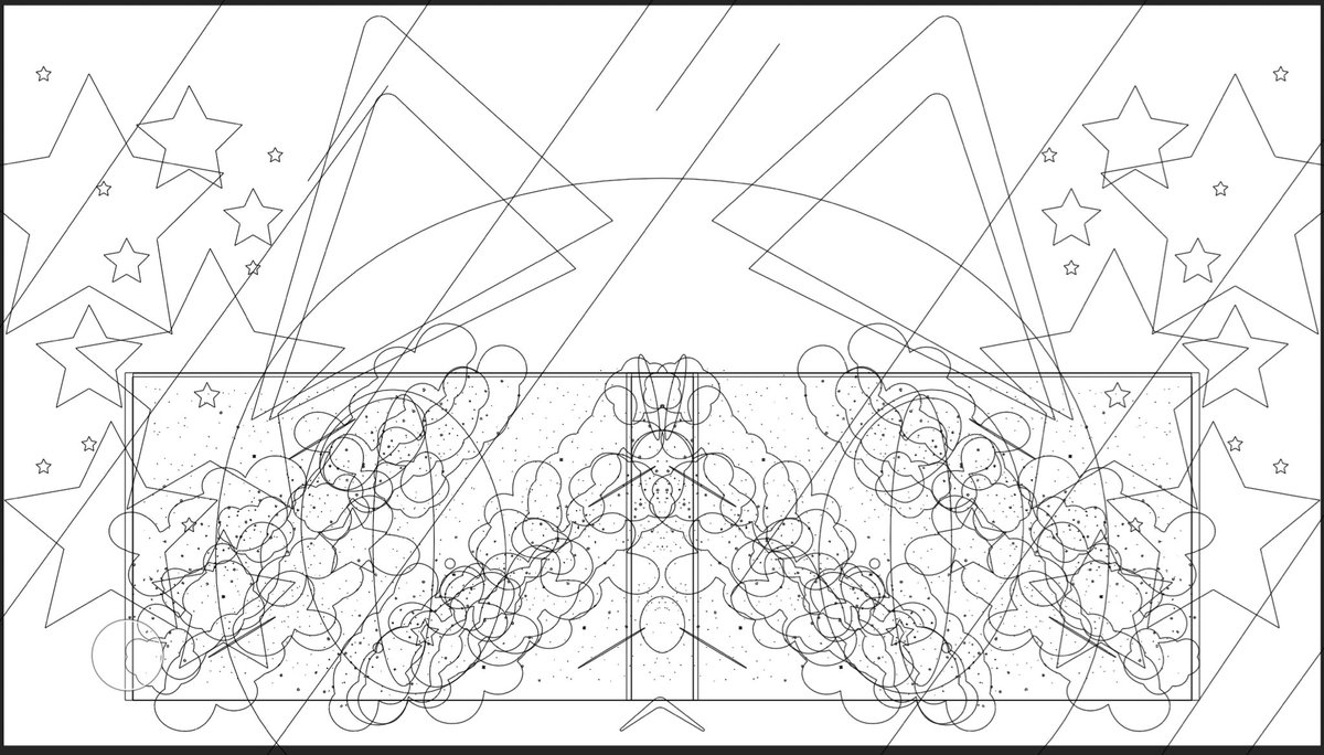 それぞれのアウトライン。
#Illustrator #Adobe 