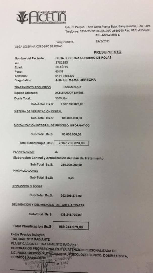 corderolegal's tweet photo. #todoscontraelvirus @ojcordeni @Yhossimarr @dcabellor @yasmi70 @ch_cdg @EdalgeMartinezz @Edinsonvh @TrapieLLo mi hermana Olga cordero necesita apoyo paciente oncologico en Lara, radioterapia difundir masivamente x favor, en la red pública HAMP no funcionan solo.privados https://t.co/U7DJXbaJtG
