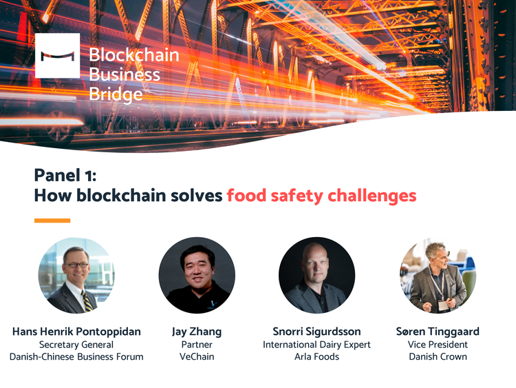 vechainofficial's tweet photo. VeChain x Blockchain Business Bridge

Jay Zhang of VeChain will take part in this panel discussion looking at how blockchain solves food safety challenges. Join us!

📅 April 8th, 15:00-17:00 GMT+8

Register now： https://t.co/fk8RhSaxZF https://t.co/vDP7P1zaor