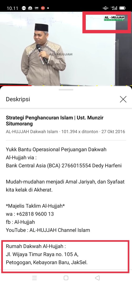 RD_4WR1212's tweet photo. Pak Polisi Tolong Selidiki Channel Yout ube Masjid Mujahid TV dan  Channel You tube All - Hujjah 🙏🙏🇮🇩🇮🇩

@mohmahfudmd
@Puspen_TNI
@DivHumas_Polri 
@CCICPolri 
@KominfoJatim 
@kemkominfo https://t.co/f48iectOqY