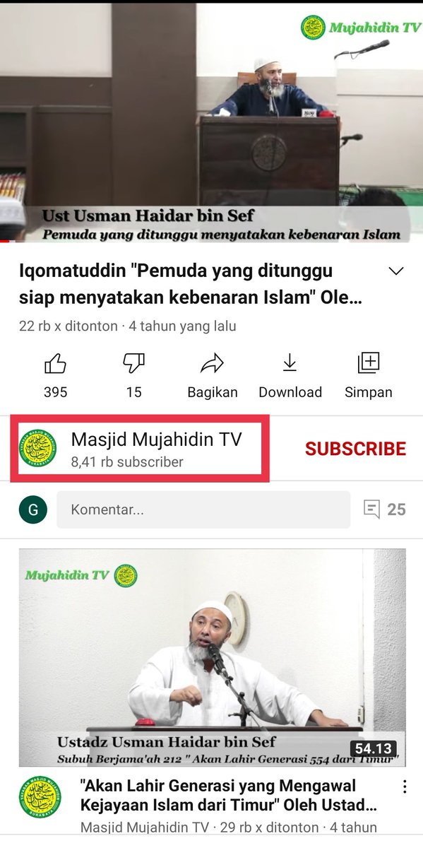 RD_4WR1212's tweet photo. Pak Polisi Tolong Selidiki Channel Yout ube Masjid Mujahid TV dan  Channel You tube All - Hujjah 🙏🙏🇮🇩🇮🇩

@mohmahfudmd
@Puspen_TNI
@DivHumas_Polri 
@CCICPolri 
@KominfoJatim 
@kemkominfo https://t.co/f48iectOqY