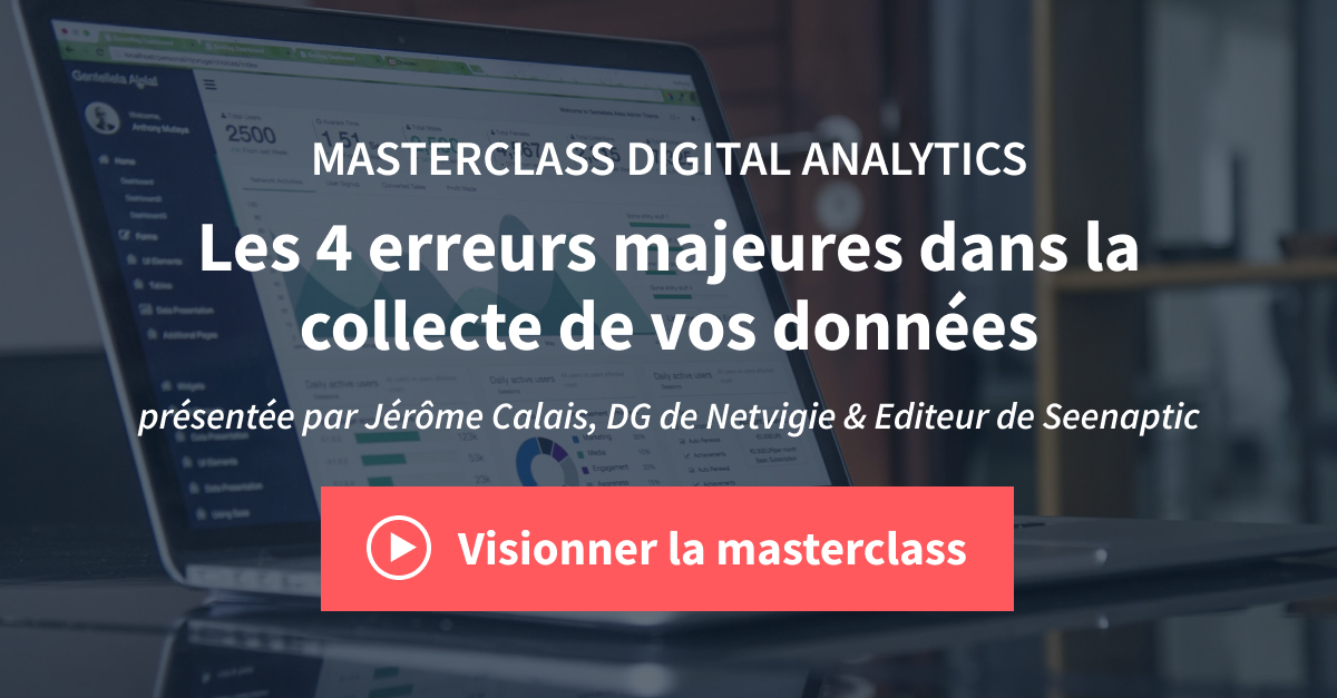 Vous êtes Consultant #DataAnalytics , #WebAnalyste ou encore Responsable #DigitalAnalytics ?📈

📽️Découvrez nos recommandations sur la collecte de données de qualité, dans notre #MasterClass de 20min et 100% gratuite.

Le lien pour la visionner : 😉
bit.ly/2PI1y5t