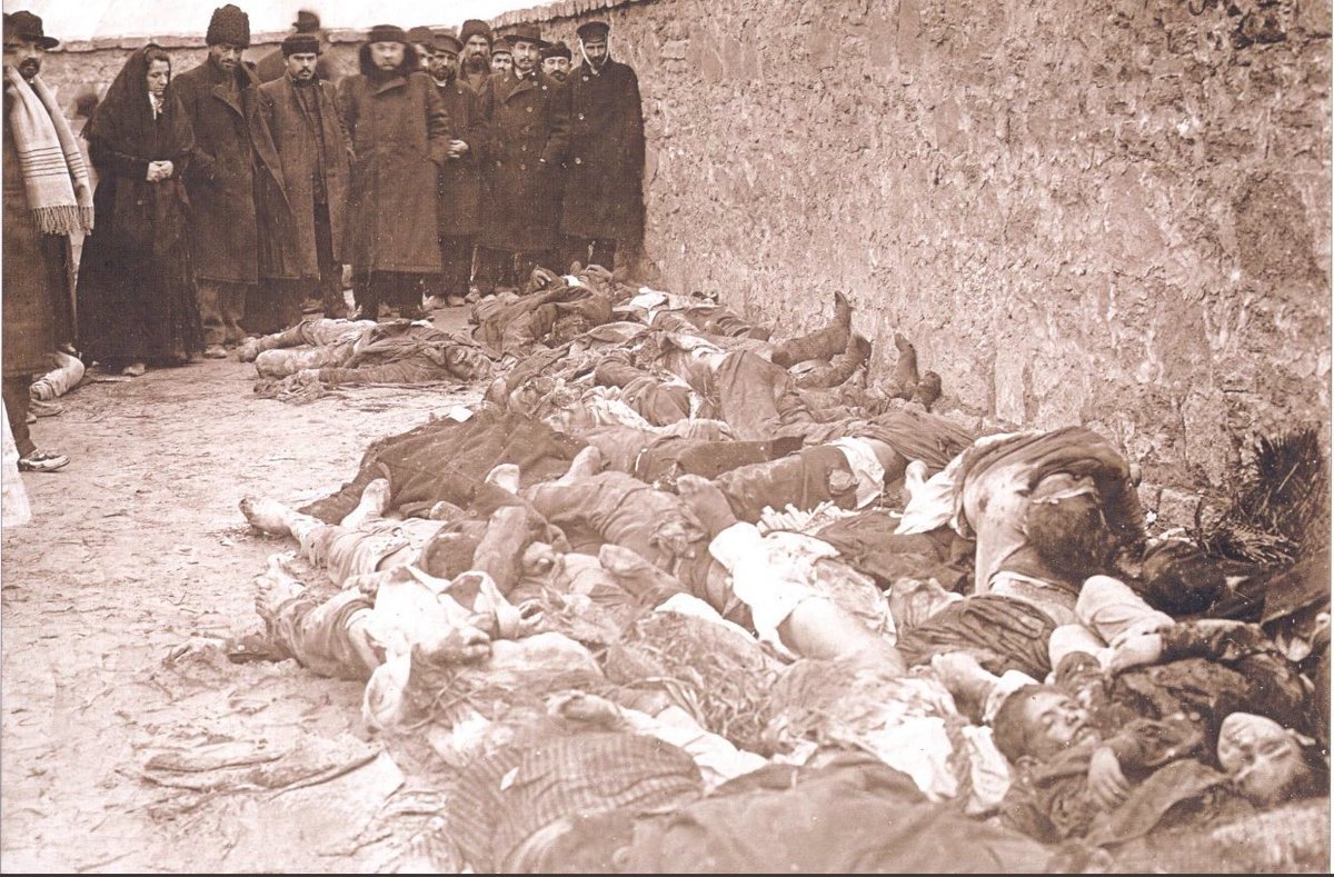 axundov_natiq's tweet photo. The facts in the historical documents about the ethnic massacre committed by #Armenians in #Azerbaijan in those years prove that Azerbaijanis were brutally killed in #Baku, #Shamakhi, #Guba, #Mughan, #Zangazur district, #Karabakh, #Irevan province.
#31march1918
#31marchgenocide https://t.co/MIYtvXvukv
