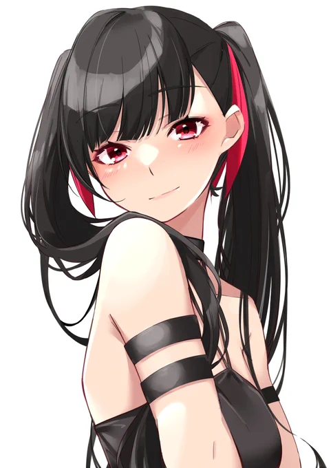 #今月描いた絵を晒そう 

白と黒 