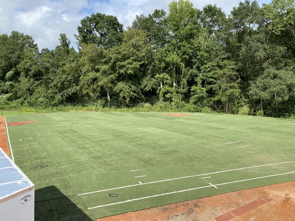 SportsContUltd's tweet photo. Here’s a few jobs we’ve done w/ used turf we’ve taken up from other fields. Great for practice areas, batting cages, and more. Call or message us today to see how we can help you. https://t.co/K4CZ2dOElK