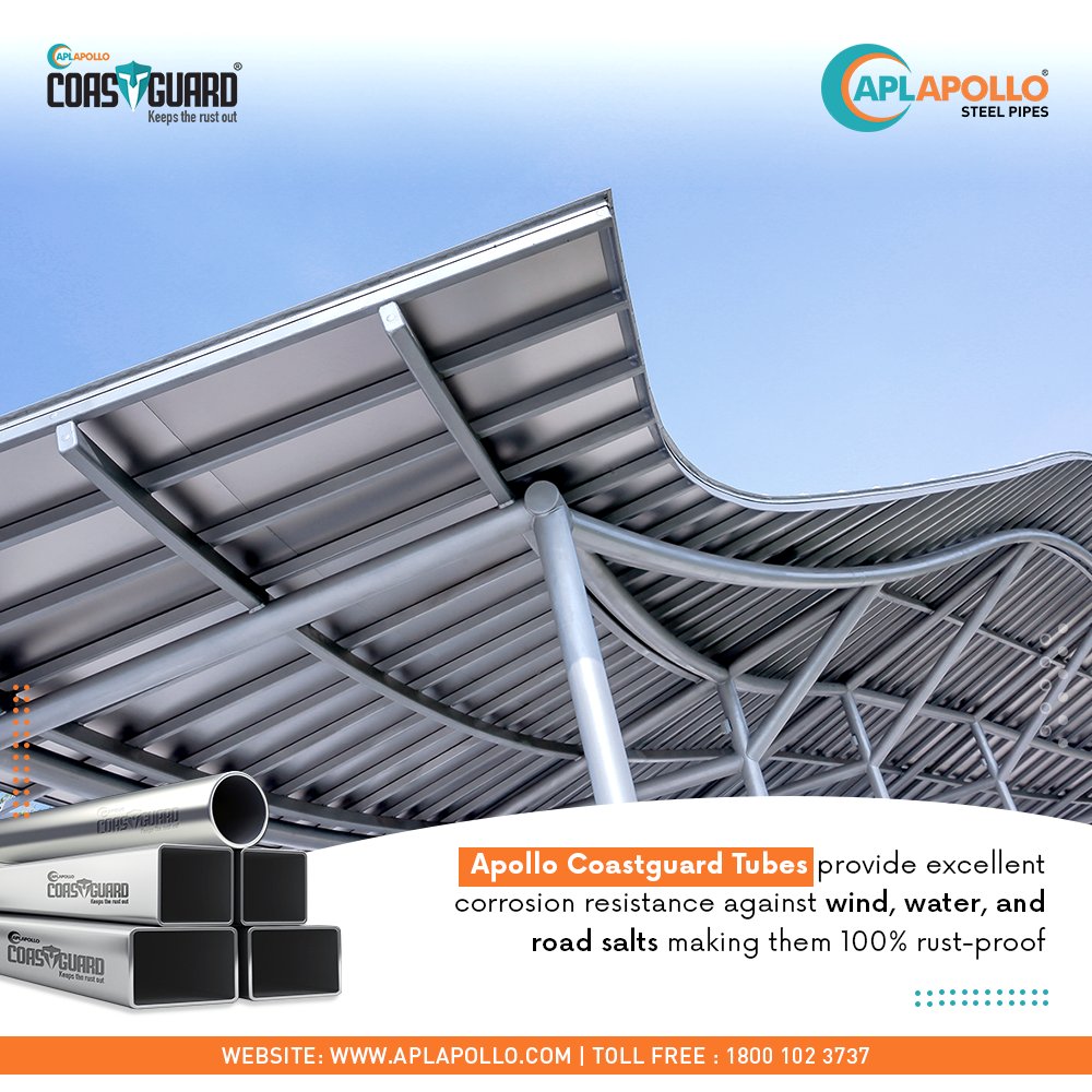 aplapollo_tubes's tweet image. Apollo Coastguard tubes provide excellent corrosion resistance against wind, water and road salts making them 100% rust proof.

#APLApollo #ApolloCoastguard #SteelWork